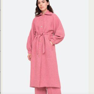 Sea NY Rizzo Wool Coat in Pink. Never worn. (but no tags)